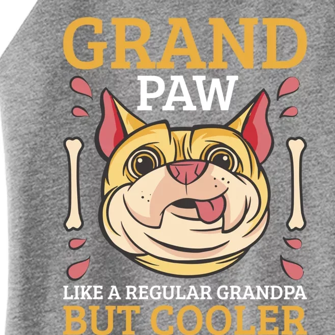 Grand Paw Like A Regular Grandpa But Cooler Gift Women’s Perfect Tri Rocker Tank