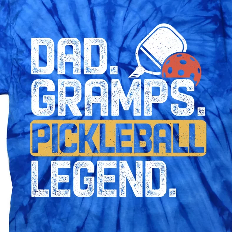 Gramps Pickleball Legend Dad Funny Cute Gift Tie-Dye T-Shirt