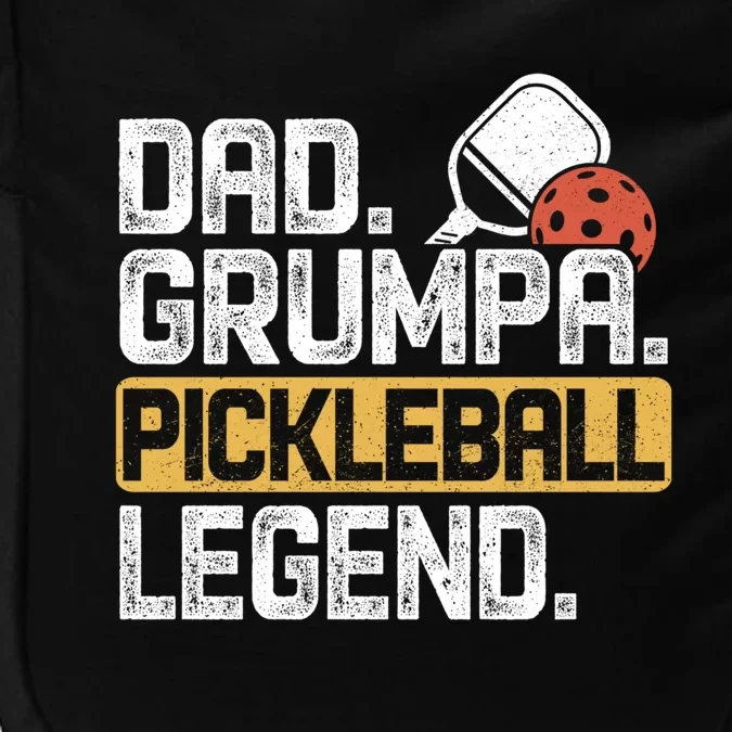 Grumpa Pickleball Legend Dad Funny Meaningful Gift Impact Tech Backpack