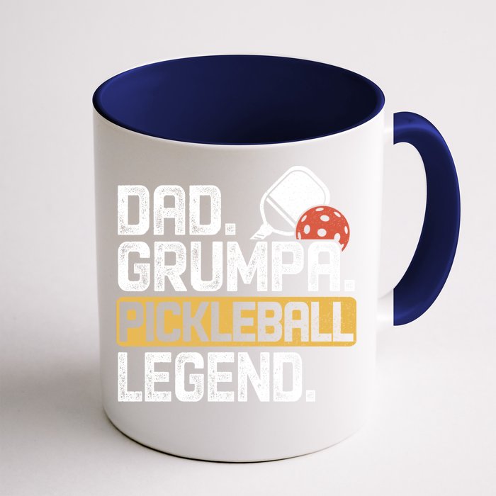 Grumpa Pickleball Legend Dad Funny Meaningful Gift Front & Back Coffee Mug