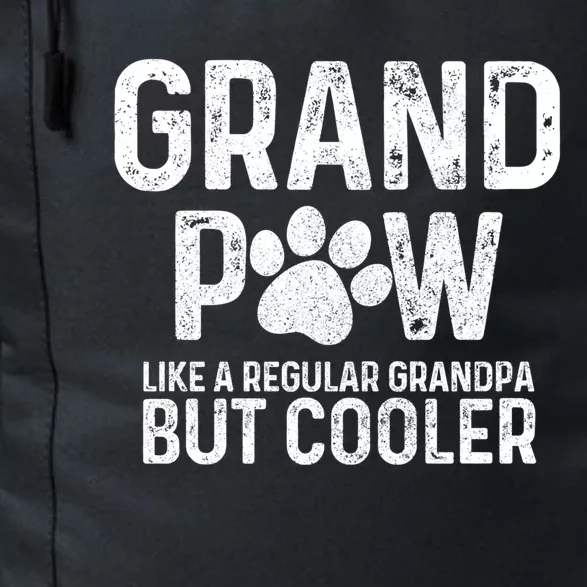 Grand Paw Like A Regular Grandpa But Cooler Dog Lover Gift Daily Commute Backpack