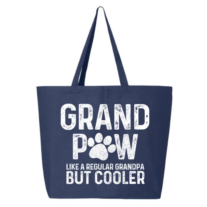 Grand Paw Like A Regular Grandpa But Cooler Dog Lover Gift 25L Jumbo Tote