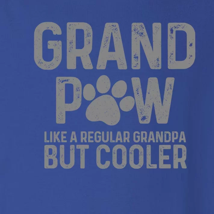 Grand Paw Like A Regular Grandpa But Cooler Dog Lover Gift Toddler Long Sleeve Shirt