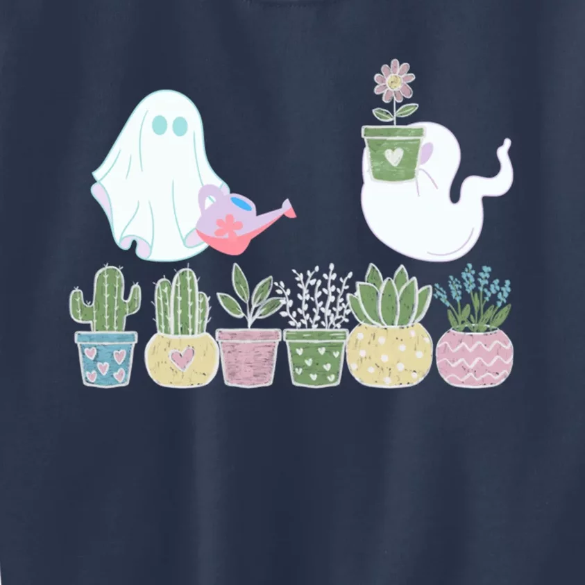 Ghost Plant Lady Kids Sweatshirt