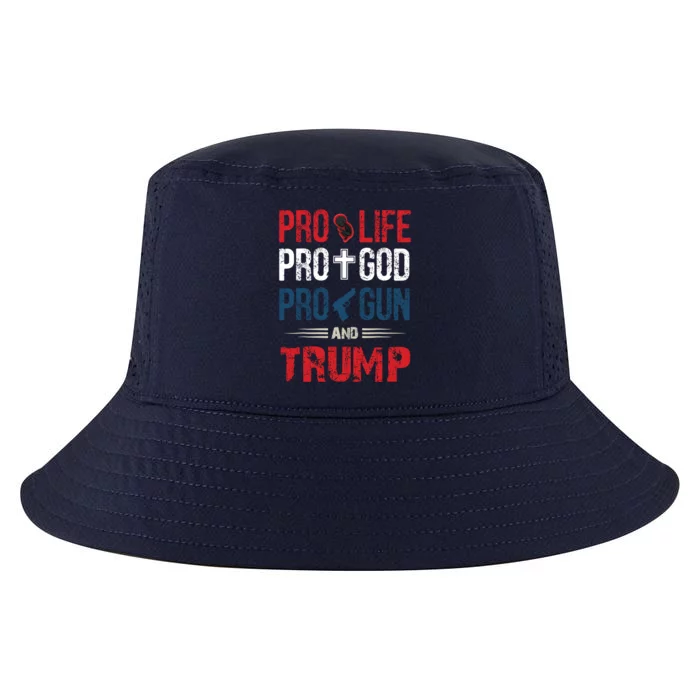 Great Pro Life Pro God Pro Gun Gift Cool Comfort Performance Bucket Hat