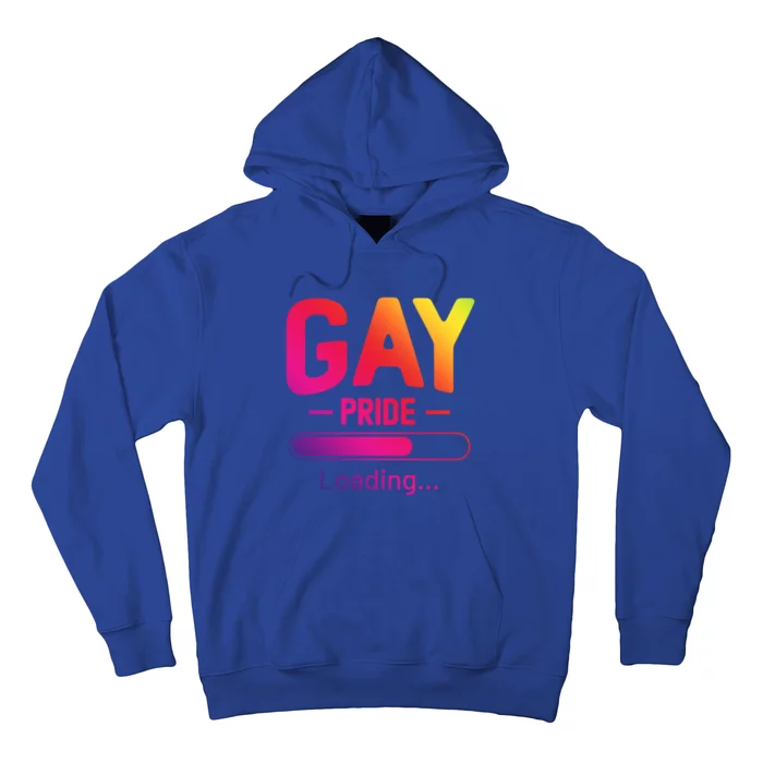 Gay Pride Loading Lgbtq Rainbow Pride Month Funny Gift Hoodie