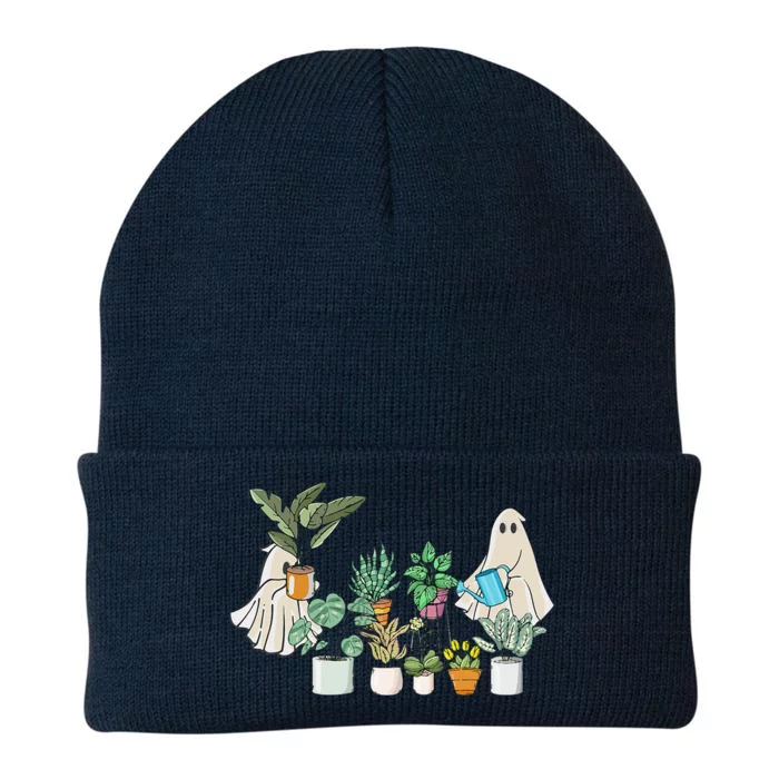 Ghost Plant Lady Halloween Ghostly Gardening Plant Lover Knit Cap Winter Beanie