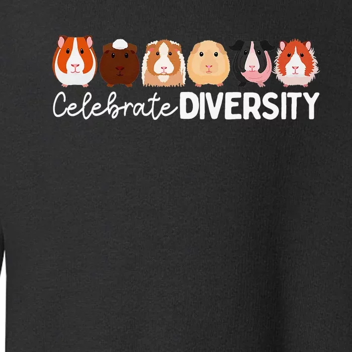 Guinea Pig Lovers Celebrate Diversity Toddler Sweatshirt