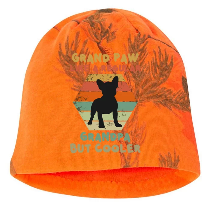 Grand Paw Like A Regular Grandpa But Cooler For Grandpa Gift Kati - Camo Knit Beanie