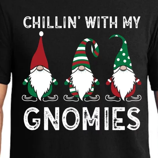 Gardening Plants Lover Gardener Chillin With My Gnomies Gift Pajama Set