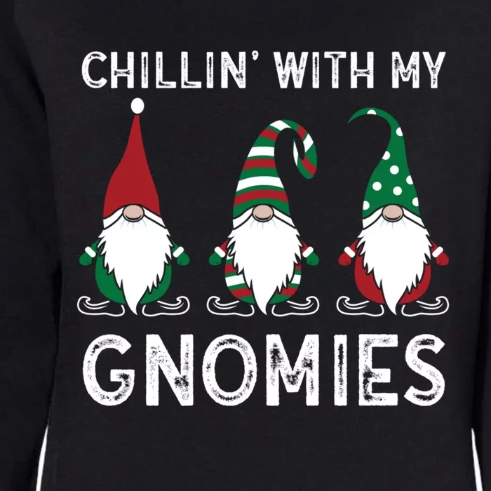 Gardening Plants Lover Gardener Chillin With My Gnomies Gift Womens California Wash Sweatshirt