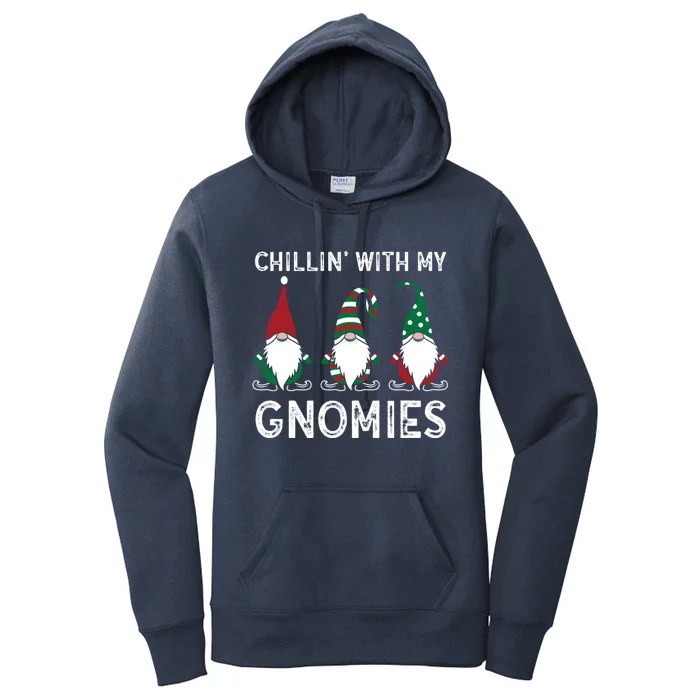 Gardening Plants Lover Gardener Chillin With My Gnomies Gift Women's Pullover Hoodie