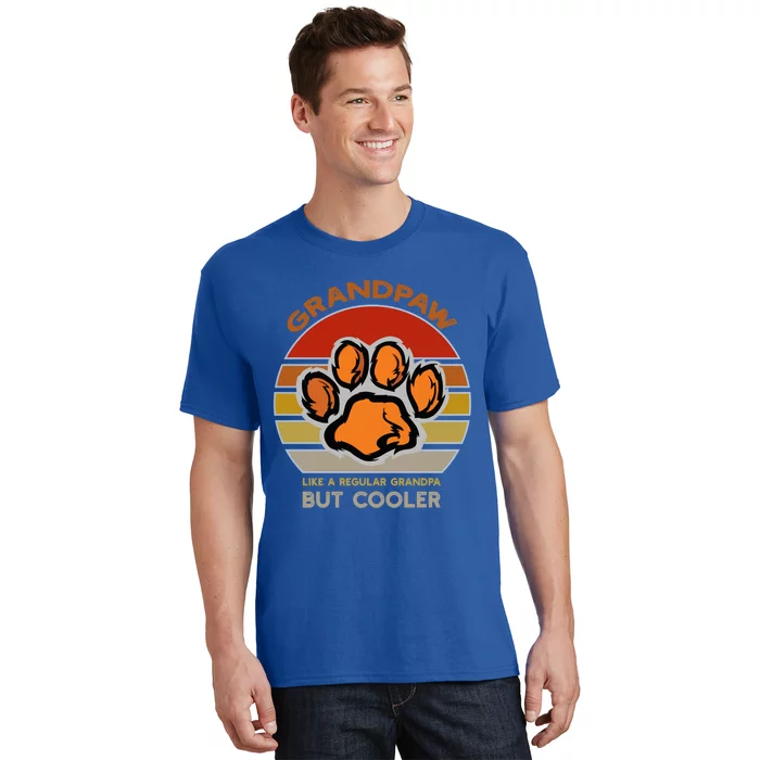 Grand Paw Like A Regular Grandpa But Cooler Funny Dog Lovers Gift T-Shirt