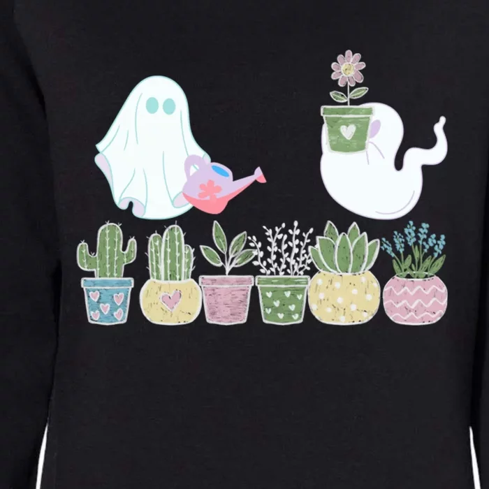 Ghost Plant Lady Womens California Wash Sweatshirt