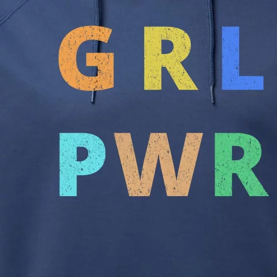 Girl Power Logo Performance Fleece Hoodie