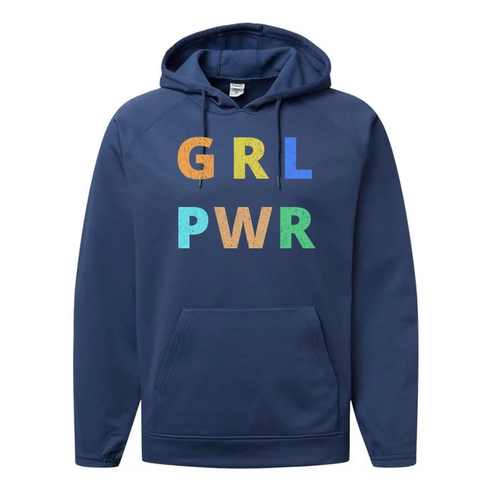 Girl Power Logo Performance Fleece Hoodie