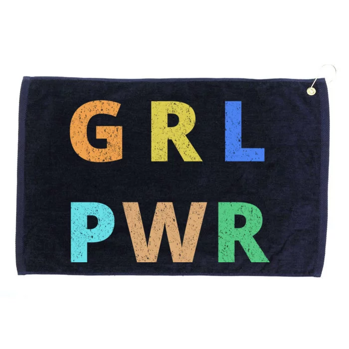 Girl Power Logo Grommeted Golf Towel