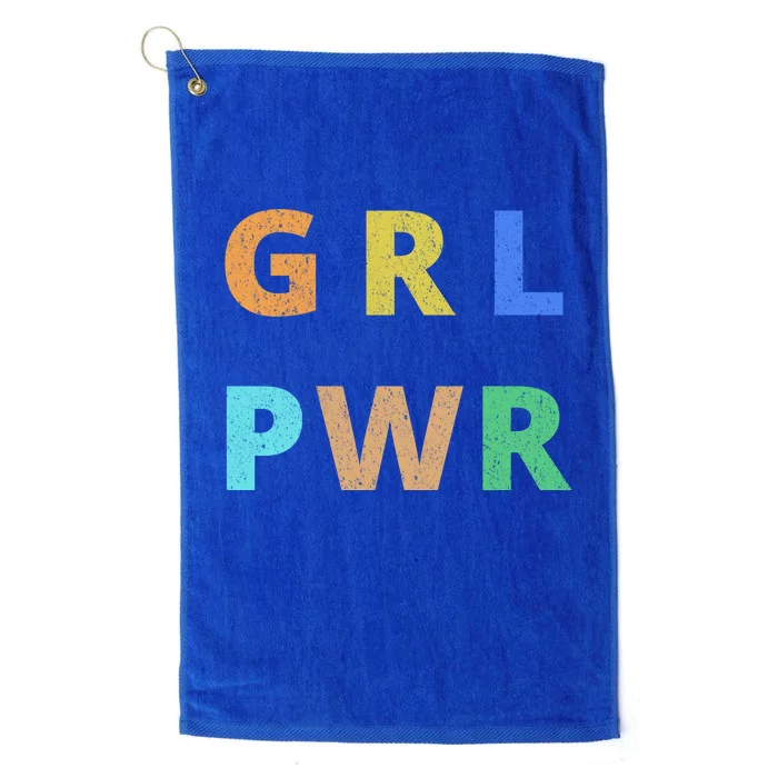 Girl Power Logo Platinum Collection Golf Towel