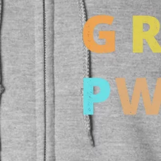 Girl Power Logo Full Zip Hoodie