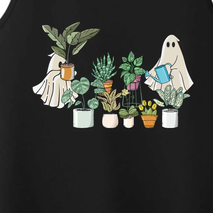 Ghost Plant Lady Halloween Plants Performance Tank