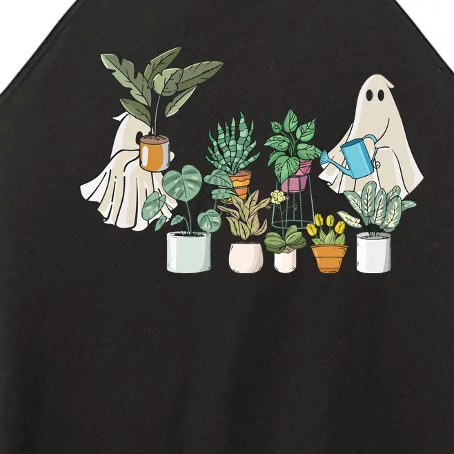 Ghost Plant Lady Halloween Plants Women’s Perfect Tri Rocker Tank