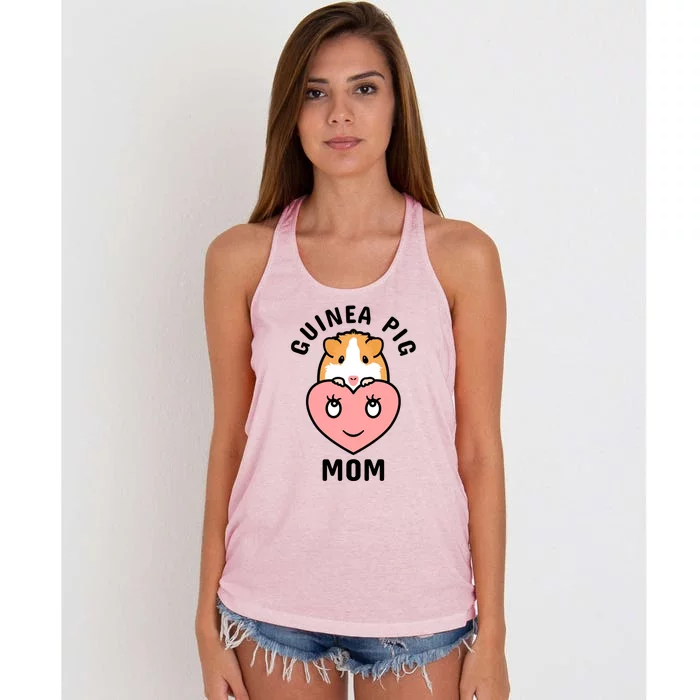 Guinea Pig Mom Women's Knotted Racerback Tank