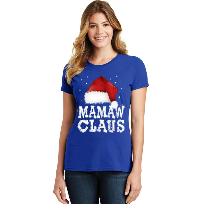 Ghristmas Pajama Mamaw Santa Claus Costume Matching Family Gift Women's T-Shirt