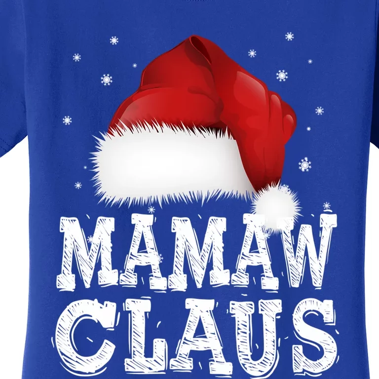 Ghristmas Pajama Mamaw Santa Claus Costume Matching Family Gift Women's T-Shirt