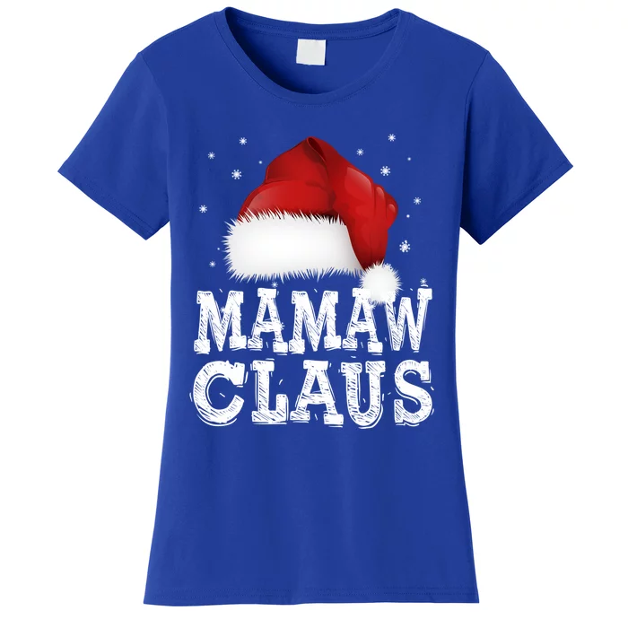 Ghristmas Pajama Mamaw Santa Claus Costume Matching Family Gift Women's T-Shirt