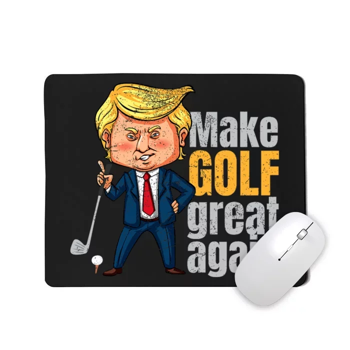 Golfing Protrump Make Golf Great Again Mousepad