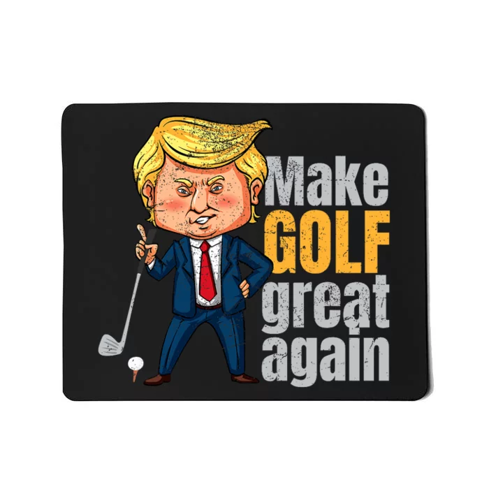 Golfing Protrump Make Golf Great Again Mousepad