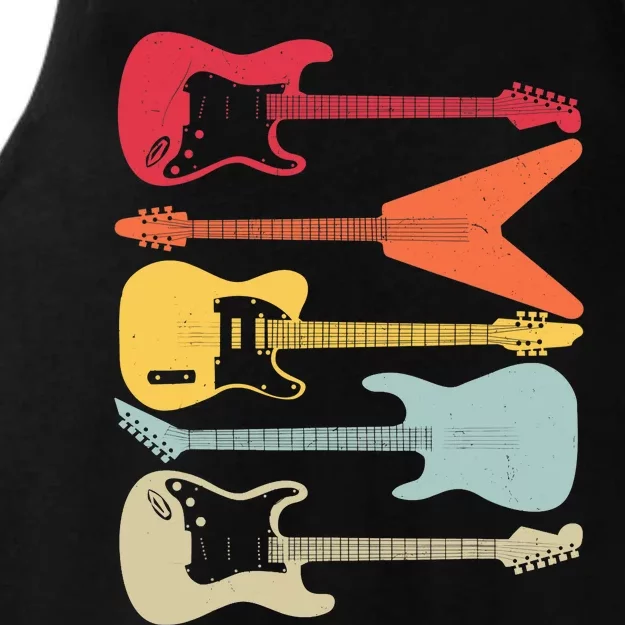 Guitar Player Music Lovers Ladies Tri-Blend Wicking Tank