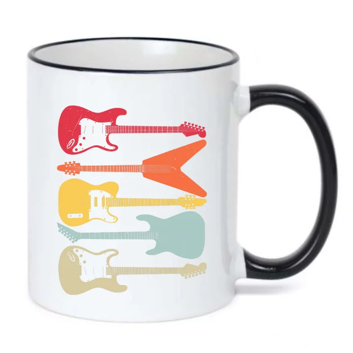 Guitar Player Music Lovers Black Color Changing Mug