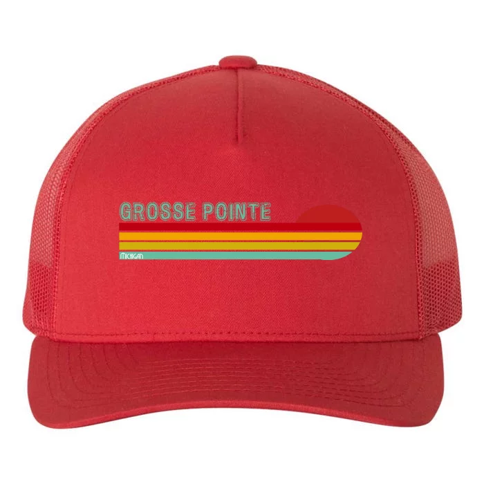 Grosse Pointe Michigan Yupoong Adult 5-Panel Trucker Hat