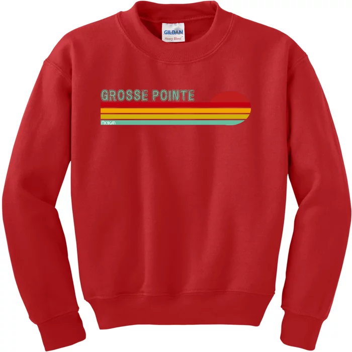 Grosse Pointe Michigan Kids Sweatshirt