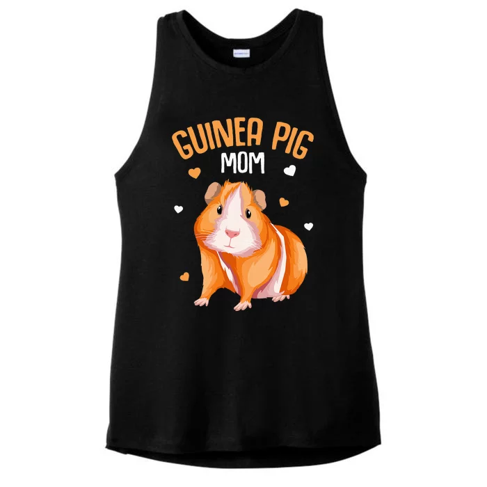 Guinea Pig Mom Mother´s Day Ladies Tri-Blend Wicking Tank