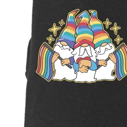 Gnomes Pride Month LGBTQ Doggie 3-End Fleece Hoodie