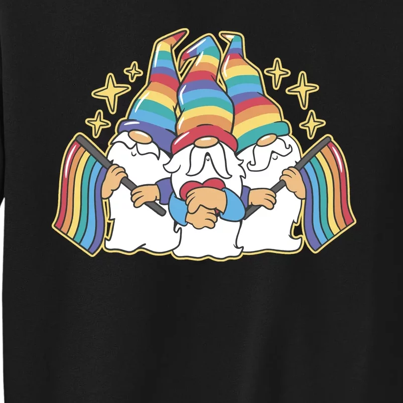 Gnomes Pride Month LGBTQ Tall Sweatshirt