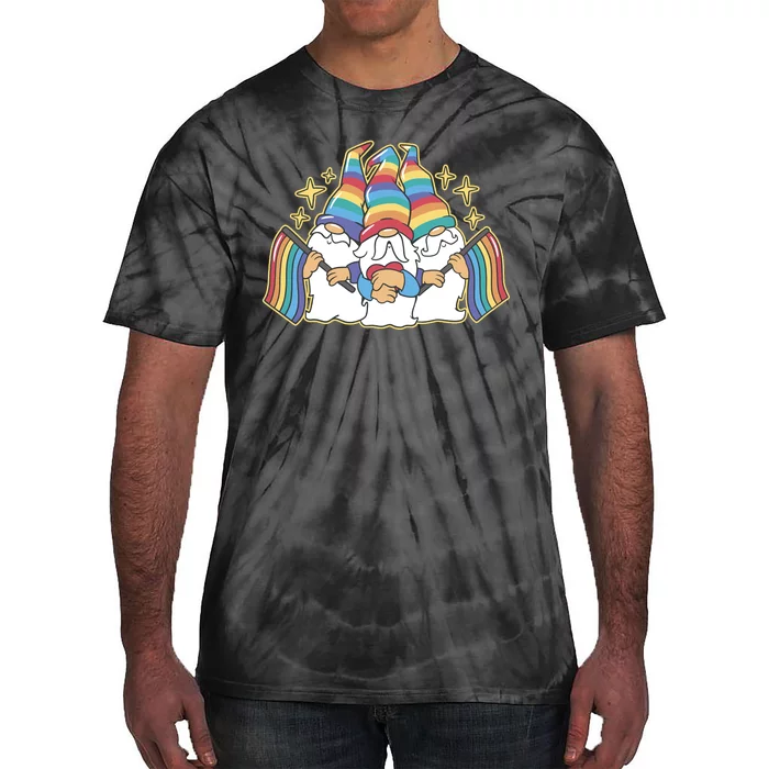 Gnomes Pride Month LGBTQ Tie-Dye T-Shirt