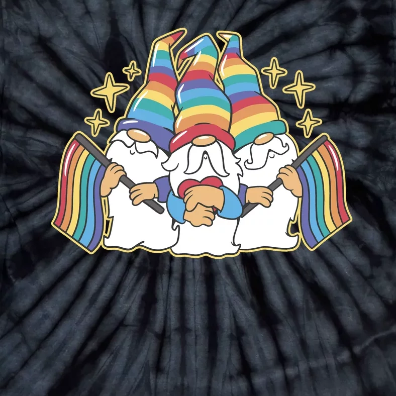 Gnomes Pride Month LGBTQ Tie-Dye T-Shirt