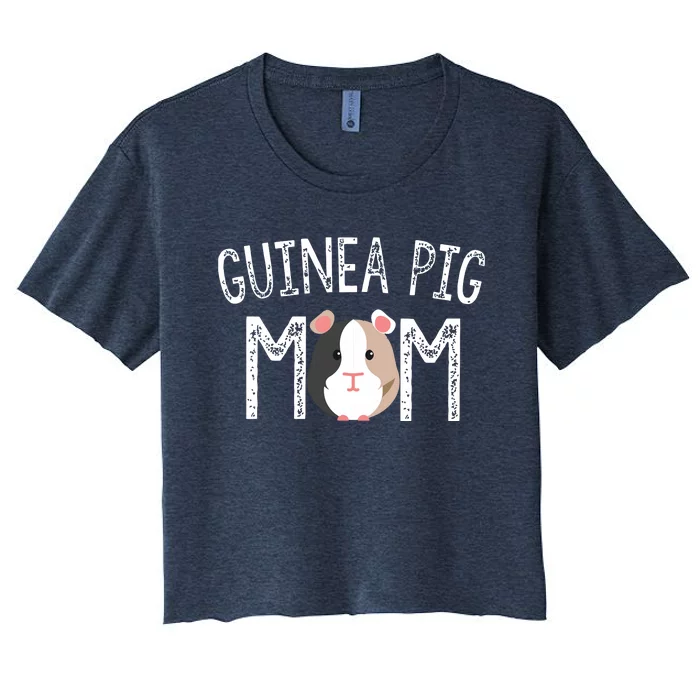 Guinea Pig Mom Guinea Pig Lover Gifts Mama Mother Women's Crop Top Tee