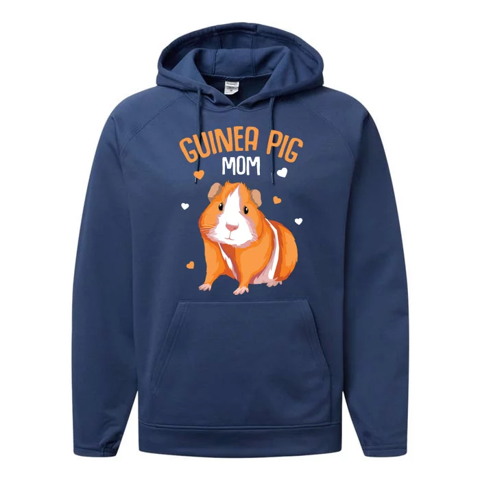 Guinea Pig Mom Mothers Day Women Girl Performance Fleece Hoodie