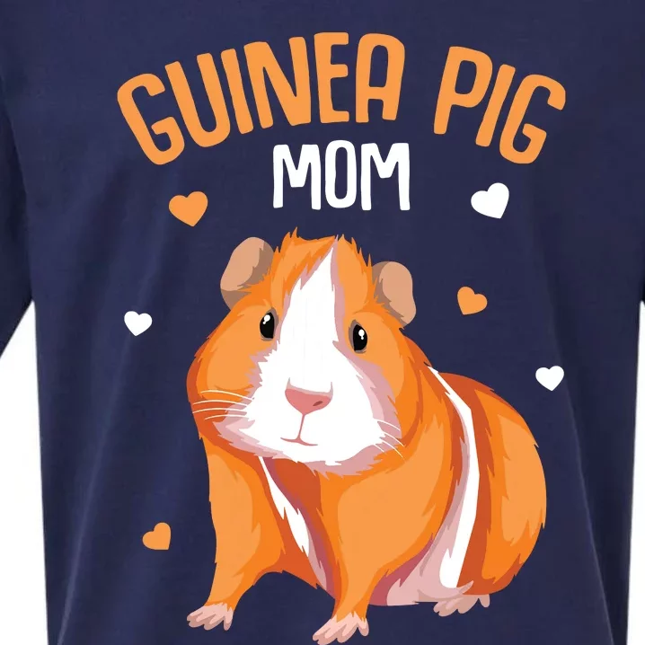 Guinea Pig Mom Mothers Day Women Girl Sueded Cloud Jersey T-Shirt