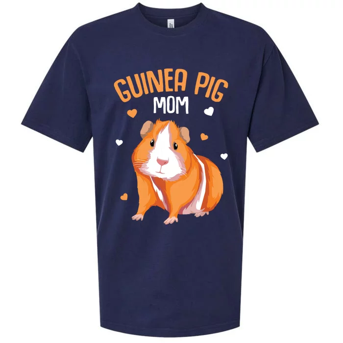 Guinea Pig Mom Mothers Day Women Girl Sueded Cloud Jersey T-Shirt