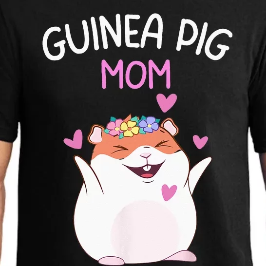 Guinea Pig Mom Cute Mothers Day Women Girls Guinea Pig Mom Pajama Set