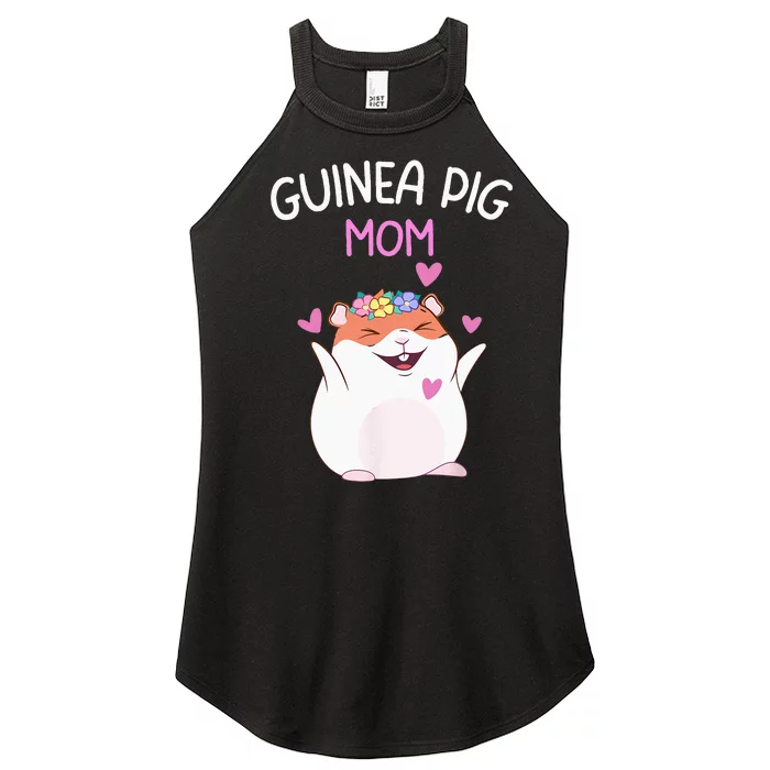 Guinea Pig Mom Cute Mothers Day Women Girls Guinea Pig Mom Women’s Perfect Tri Rocker Tank