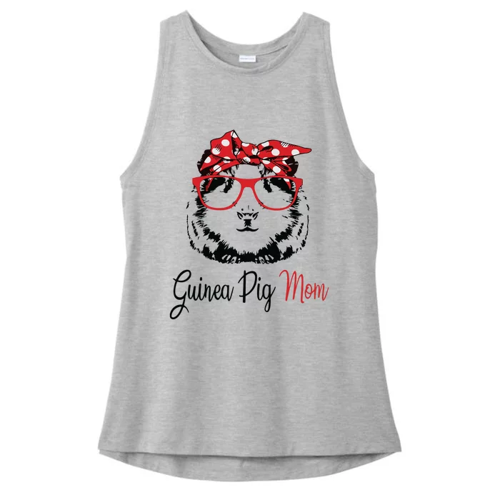 Guinea Pig Mom Ladies Tri-Blend Wicking Tank