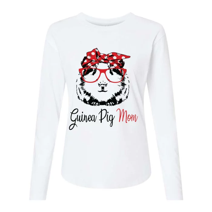 Guinea Pig Mom Womens Cotton Relaxed Long Sleeve T-Shirt