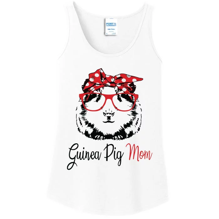 Guinea Pig Mom Ladies Essential Tank