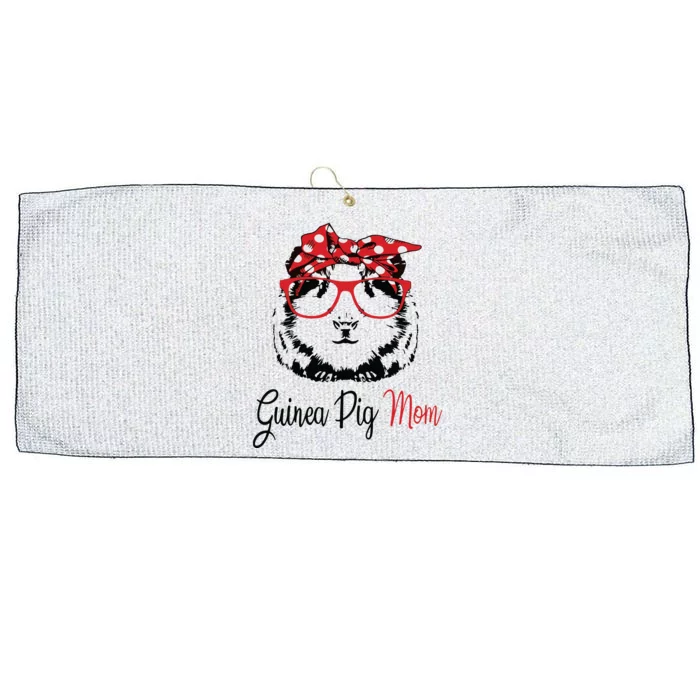 Guinea Pig Mom Large Microfiber Waffle Golf Towel